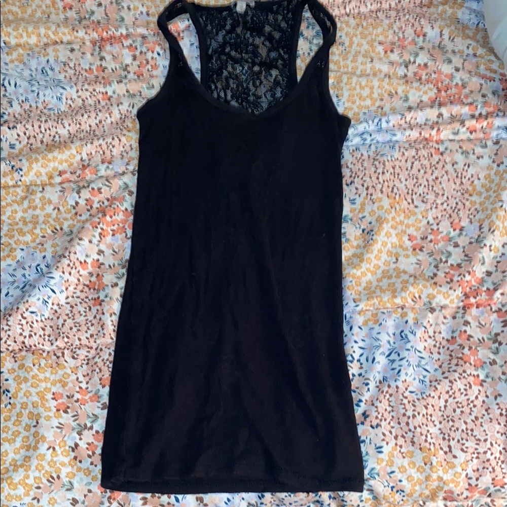 Black halter tank top from Charlotte Russe size small